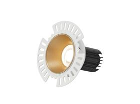 DM201844  Basy 12 Tridonic Powered 12W 4000K 1200lm 12° CRI>90 LED Engine Gold Fixed Recessed Spotlight, IP20